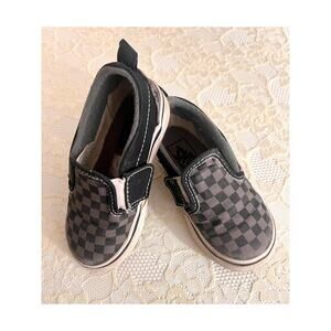 Vans Checkerd Boys' Children’s Size 7 Baby Shoe Sneaker